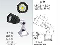 JG40A LED工作燈 JG39A鹵鎢泡->>機(jī)床工作燈系列